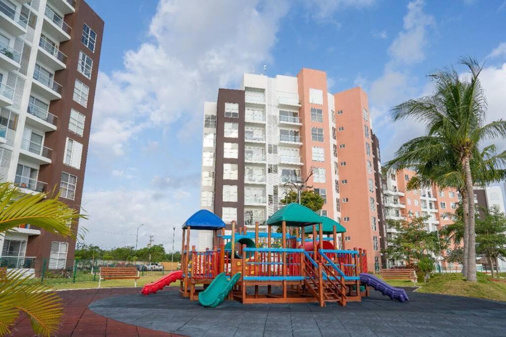 Departamento Con Laguna Artificial Cancún Extérieur photo