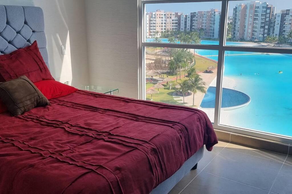 Departamento Con Laguna Artificial Cancún Extérieur photo
