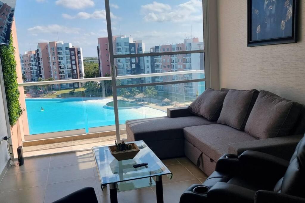 Departamento Con Laguna Artificial Cancún Extérieur photo