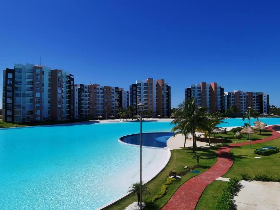Departamento Con Laguna Artificial Cancún Extérieur photo