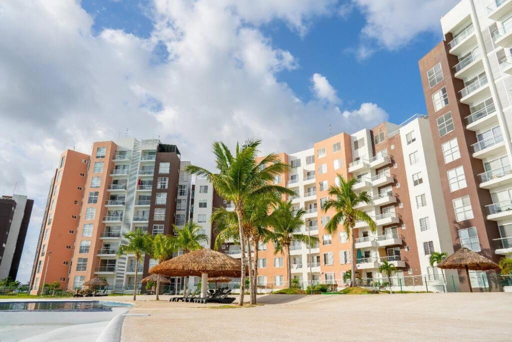 Departamento Con Laguna Artificial Cancún Extérieur photo